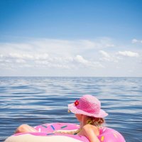 Пончик и река :: Тамара Федорова