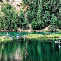 Группа на лодках,,,любители сап,,, :: Анатолий Колосов