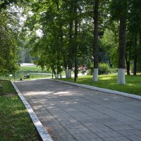 Выход из парка к пруду :: Александр Буянов Выход из парка к пруду :: Александр Буянов