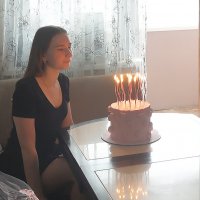 Загадать желание перед тем , как задуть свечи :: Валерий Иванович