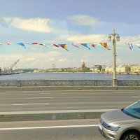 По дороге на Васильевский остров :: Любовь Сахарова По дороге на Васильевский остров :: Любовь Сахарова