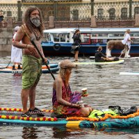 Юбилейный 10-й фестиваль «Фонтанка SUP» :: skijumper Иванов