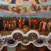 Роспись потолка в трапезной церкви. :: Татьяна Помогалова Роспись потолка в трапезной церкви. :: Татьяна Помогалова
