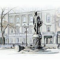 Москва .  Памятник  С. А. Есенину. :: В и т а л и й .... Л а б з о'в