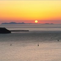 Эгейское море, закат... :: Владимир Чикота Эгейское море, закат... :: Владимир Чикота