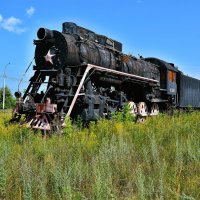 Алатырь. Памятник паровозу Л - 3369. :: Пётр Чернега