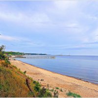 Пляж Заостровья. :: Валерия Комова Пляж Заостровья. :: Валерия Комова