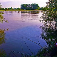 Тихий летний вечер на реке Кубань! :: Владимир 