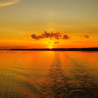 Вечером на Каме :: Сергей Беляев