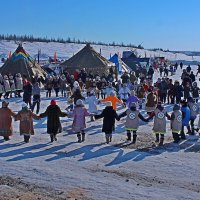 Якутский круговой танец Осохай :: Александр Велигура