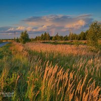 "Вечерний август с кусочком радуги"© :: Владимир Макаров "Вечерний август с кусочком радуги"© :: Владимир Макаров