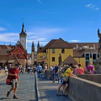 На Старом мосту через Майн :: Андрей K. На Старом мосту через Майн :: Андрей K.