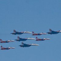 Русския  Витязи   и Стрижи :: Сергей Рузаев 