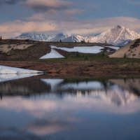 Рассвет с видом на хребет Оханджа :: Дмитрий Шишкин