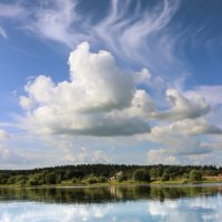 Облака купаются... :: Галина Ильясова