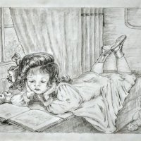 девочка с книгой :: Валентина. .