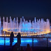 Фонтан ночью. Царицино. :: Александр Володарский