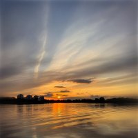 Казань. Закат на озере Кабан. :: AZ east3