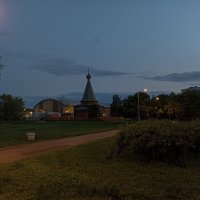 Белые ночи Санкт Петербурга. Сад Прометей, Антониевская церковь. :: Лилия *