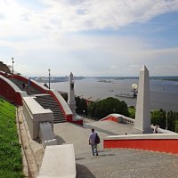 Чкаловская лестница. :: Виктор Мухин Чкаловская лестница. :: Виктор Мухин