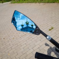 Отражение в зеркале Троицкой церкви :: Александр Синдерёв Отражение в зеркале Троицкой церкви :: Александр Синдерёв