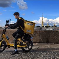 My magic Petersburg_04270_«Перекур»_Дворцовая набережная Невы :: Станислав Лебединский My magic Petersburg_04270_«Перекур»_Дворцовая набережная Невы :: Станислав Лебединский