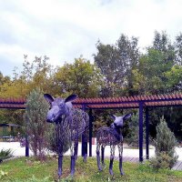 Арт- объект в парке в парке «Лосиный остров». :: Ольга Довженко