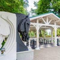 Шахматная беседка в Первомайском парке. город Курск :: Руслан Васьков