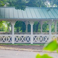 Шахматная беседка в Первомайском парке. город Курск :: Руслан Васьков