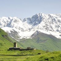 Храм 9го века в Ушгули :: Марина Виноградова