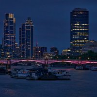 "Синий" город... :: Dmitriy Dikikh