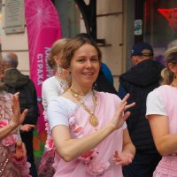 Кришнаиты провожали лето на Невском проспекте :: Магомед . Кришнаиты провожали лето на Невском проспекте :: Магомед .