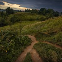 "Вечер. Осенняя развилка"© :: Владимир Макаров