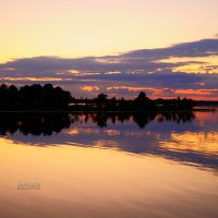 Волга. На закате дня. :: Сергей Беляев