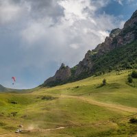 Парадром Флай Чегем , Кабардино-Балкария :: Дина Евсеева