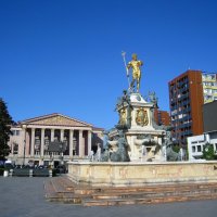 Фонтан Нептуна на Театральной площади в Батуми, Грузия. :: unix (Илья Утропов)