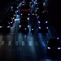 Ночная Москва в движение машин :: Мария Яковлева Ночная Москва в движение машин :: Мария Яковлева