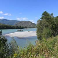 Катунь в конце августа. :: Валерий Медведев