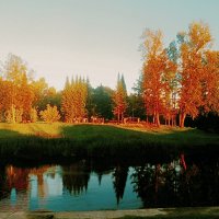 Вечер на реке :: Сергей Кочнев