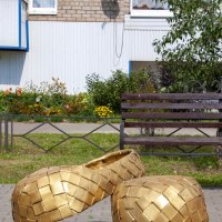 Аллея Кудым-Оша Арт-объект Лапти :: Gen 