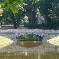 Чугунный мостик Росси в Михайловском саду :: Сергей Беляев