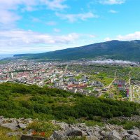 Вид на Магадан с Нагаевской сопки :: Александр Чашин