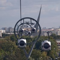 Канатная дорога Воздушный трамвай на ВДНХ :: <<< Наташа >>> Канатная дорога Воздушный трамвай на ВДНХ :: <<< Наташа >>>