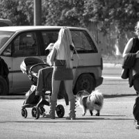 А гулять нужно ровно столько, сколько хочется маме… :: Глeб ПЛATOB