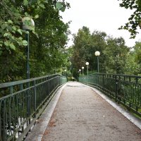 Московская область. Город Звенигород. Пешеходный мост. :: Наташа ***** Московская область. Город Звенигород. Пешеходный мост. :: Наташа *****