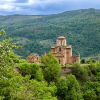 Сентинский храм Х века. Нижняя Теберда, Карачаево-Черкесия. :: Дина Евсеева