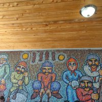 Мозаика Церетели в хачапурной в Новом Афоне :: Ирэн 