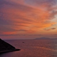 Нежный оранжевый закат :: Мария Яковлева