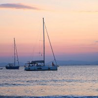 Море на закате. :: Оля Богданович Море на закате. :: Оля Богданович