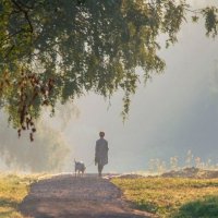 Утренний выгул....... :: Юрий Цыплятников Утренний выгул....... :: Юрий Цыплятников